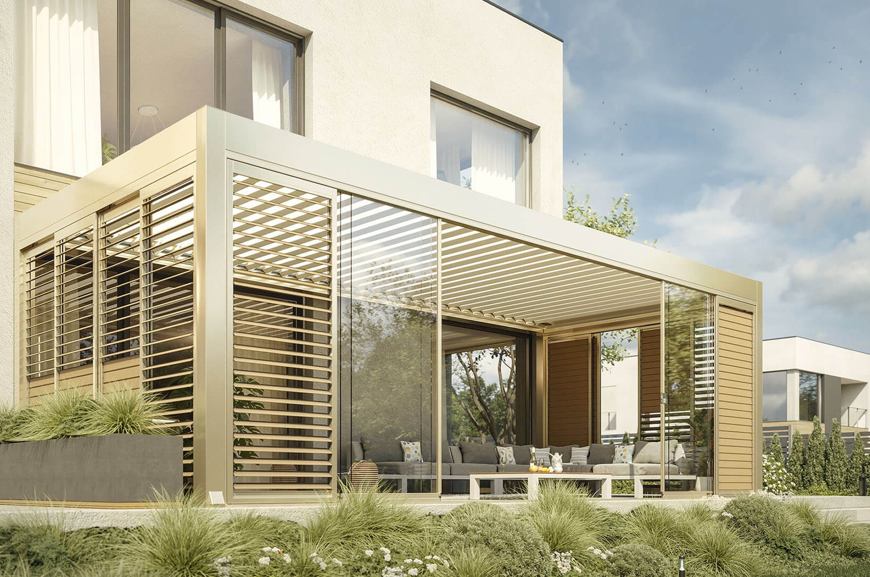 Lamellendach TECHNiC NEW