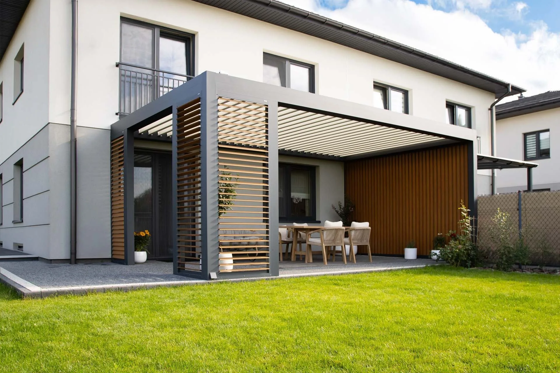 Terrassenüberdachung Detailansicht 1