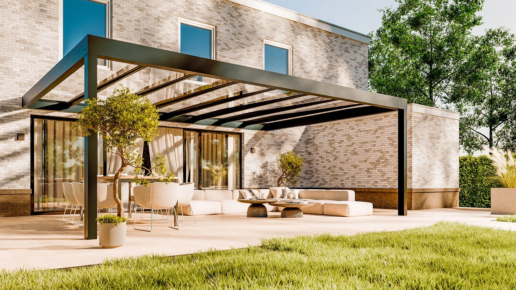 Terrassenüberdachung Detailansicht 2