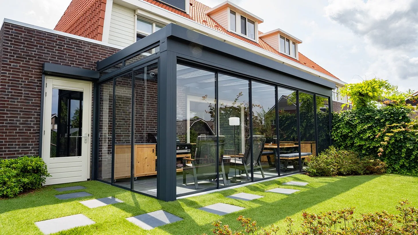 Terrassenüberdachung Detailansicht 1