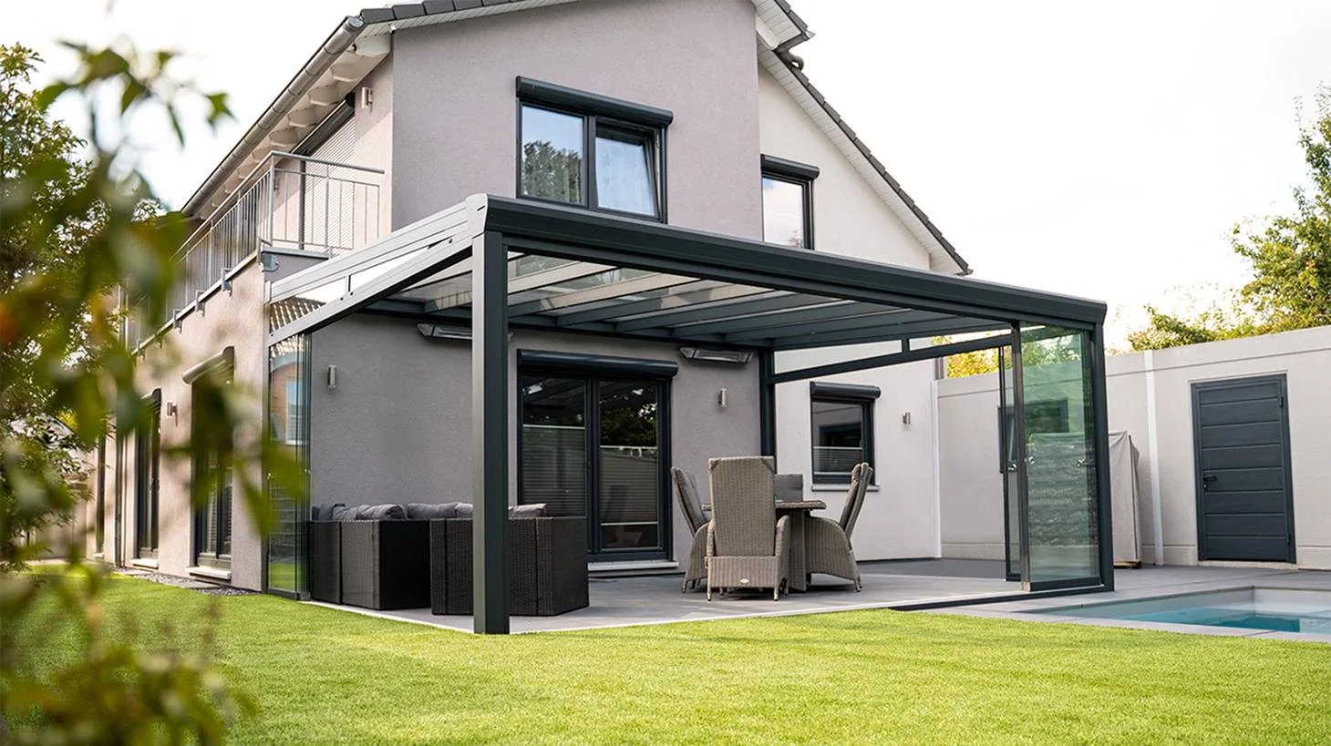 Terrassenüberdachung Detailansicht 1