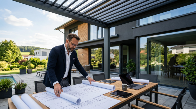 Baugenehmigung für Terrassenüberdachungen in Hessen: Wann ist sie genehmigungsfrei?